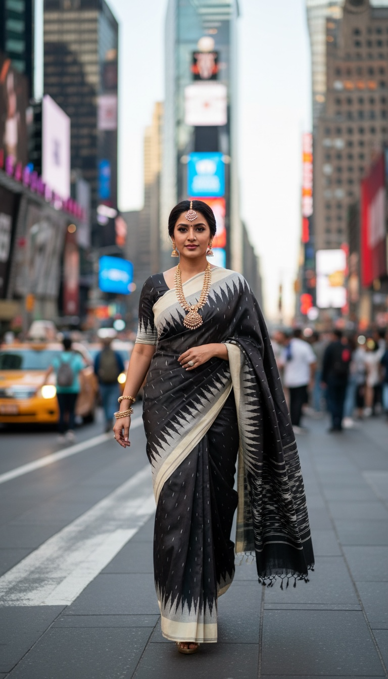 Pochampally ikat purr Cotton